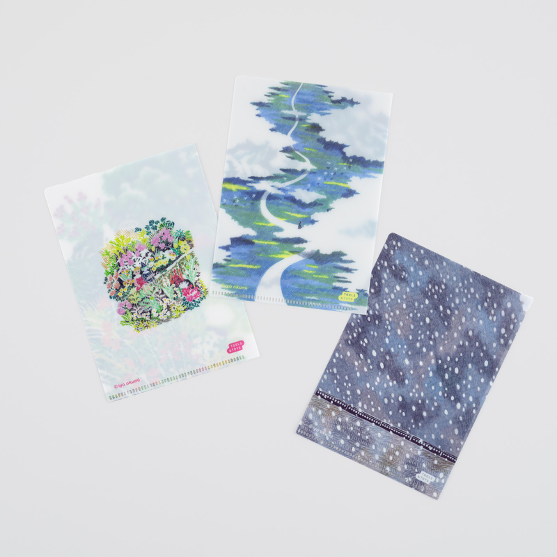 Hobonichi Hobonichi iyo okumi Folder Set 3 Cartelle per Original A6
