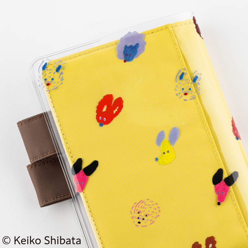 Hobonichi Hobonichi Cover on Cover for A6 Size Keiko Shibata: Dog Ears Fluttering in the Wind