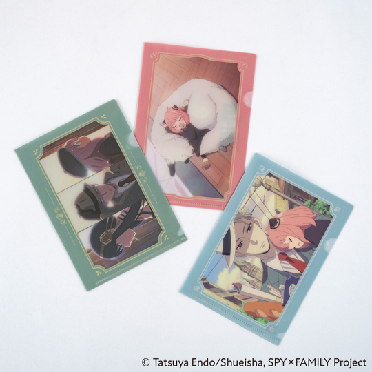 Hobonichi SPY x FAMILY Folder Set 3 Cartelle per Original A6