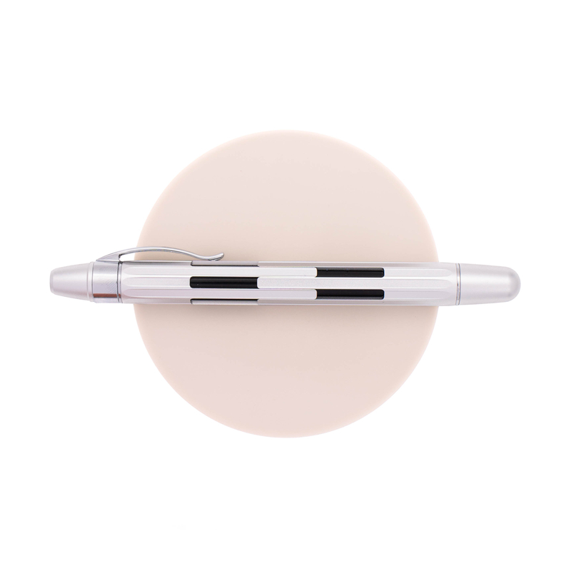 Nahvalur Nahvalur Eclipse Penna Stilografica Pure Silver