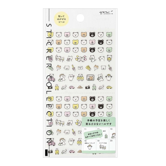 Midori Adesivi Decorativi Pictograph Bear