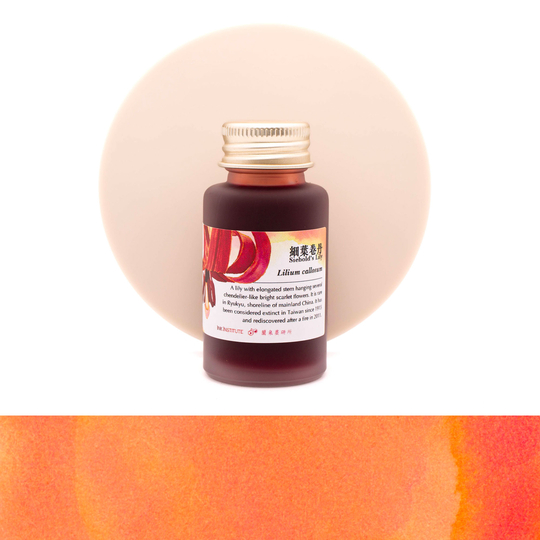 Ink Institute Meander Series Siebold's Lily Ink Bottle 30 ml