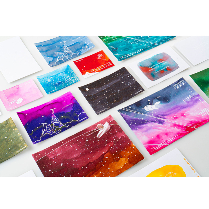 Colorverse Colorverse Ink Art Cards Colorspace Hubble (Size C)