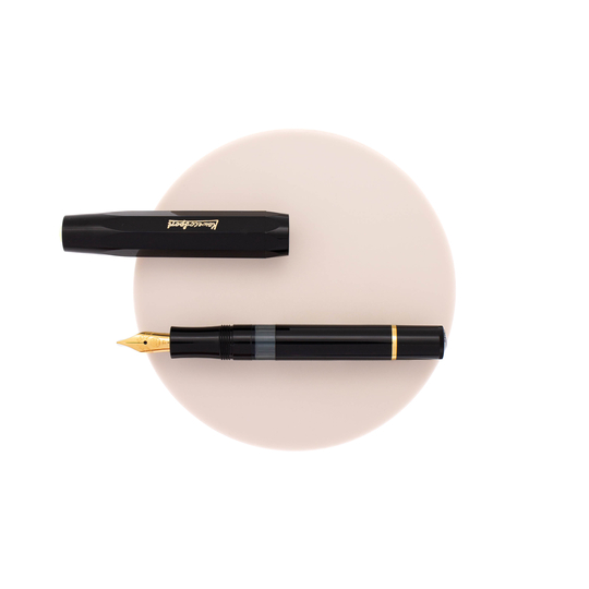Kaweco Piston Sport Classic Penna Stilografica Nera & Oro