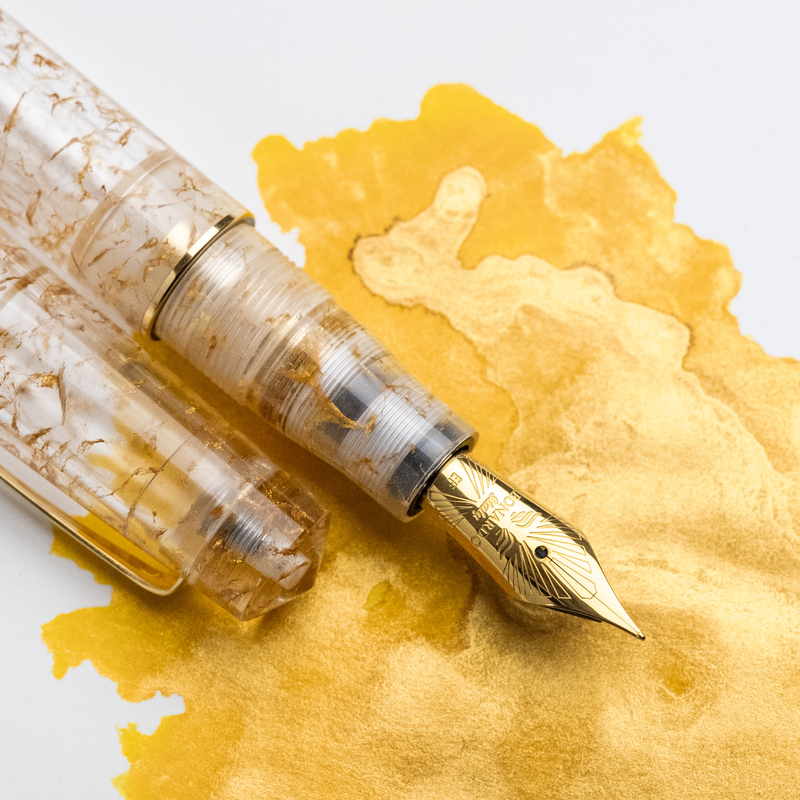 Leonardo Officina Italiana Leonardo x Stilo&Stile Momento Zero Fountain Pen Kintsugi 14k