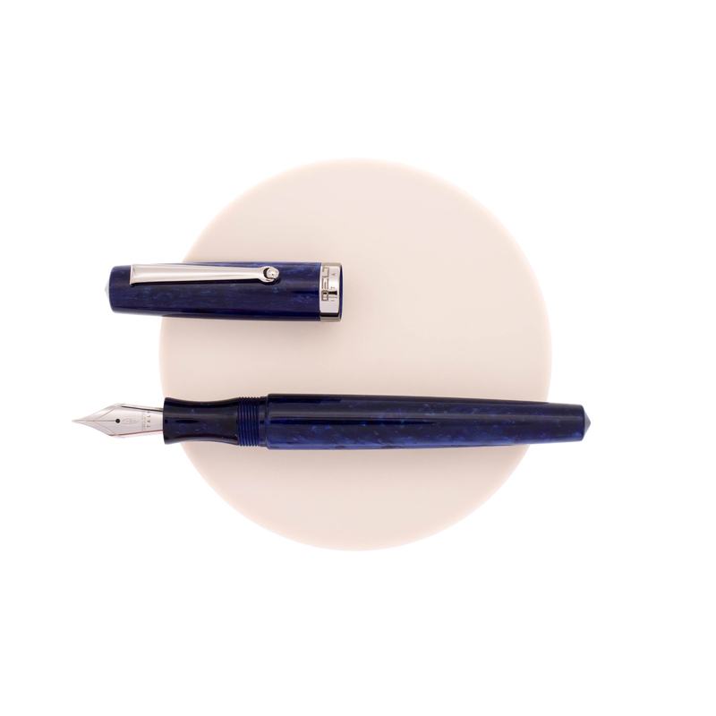 Delta Delta Intesa 2.0 Fountain Pen Blue & Rhodium