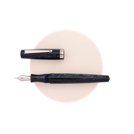 Delta Intesa 2.0 Fountain Pen Petrol & Rhodium