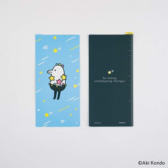 Hobonichi Pencil Board Hobotoridori: Illumi-dori Sottopagina per Weeks