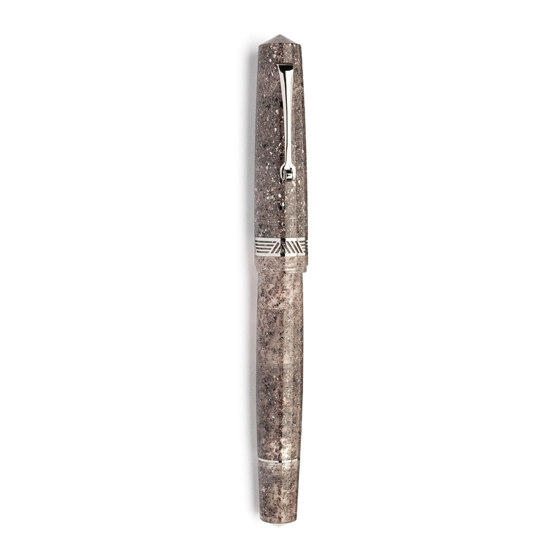 Leonardo Officina Italiana Leonardo Momento Magico Penna Stilografica Sabbia di Mare & Rodio