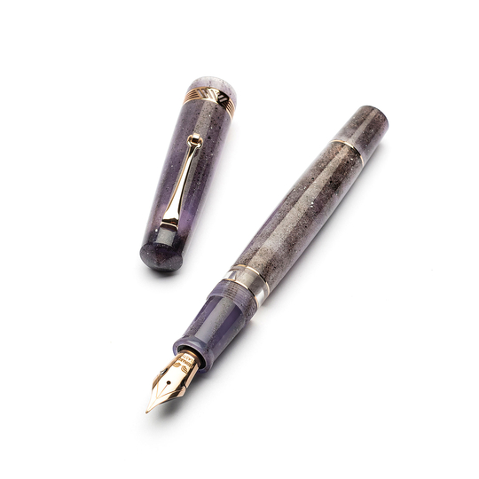 Leonardo Momento Magico Fountain Pen Amethyst & Rose Gold