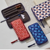 Kyoku Haku Kyoku Haku Pen Case for 3 Pens Archeology Blue