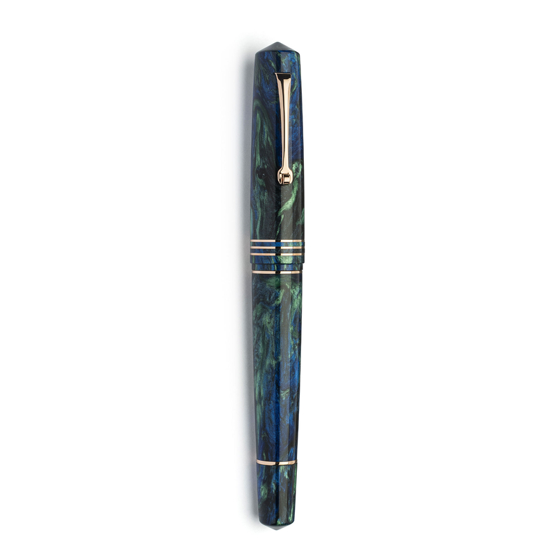 Leonardo Officina Italiana Leonardo Momento Zero Grande 2.0 Fountain Pen Fiordaliso Blue No. 6 Nib
