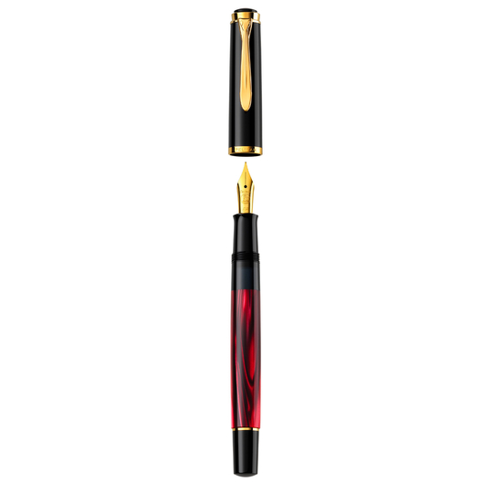 Pelikan M200 Fountain Pen Red Marbled Special Edition