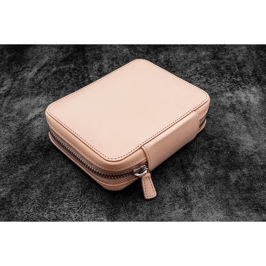 Galen Leather Expansi-Pouch 10 Slots Pen Case Undyed