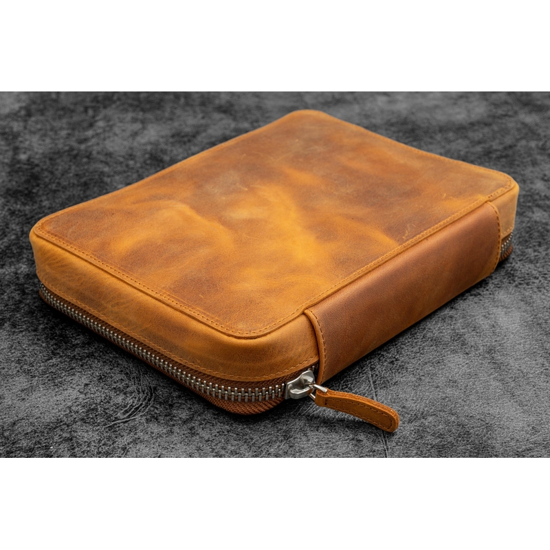 Galen Leather Galen Leather Expansi-Folio A5 Crazy Horse Brown