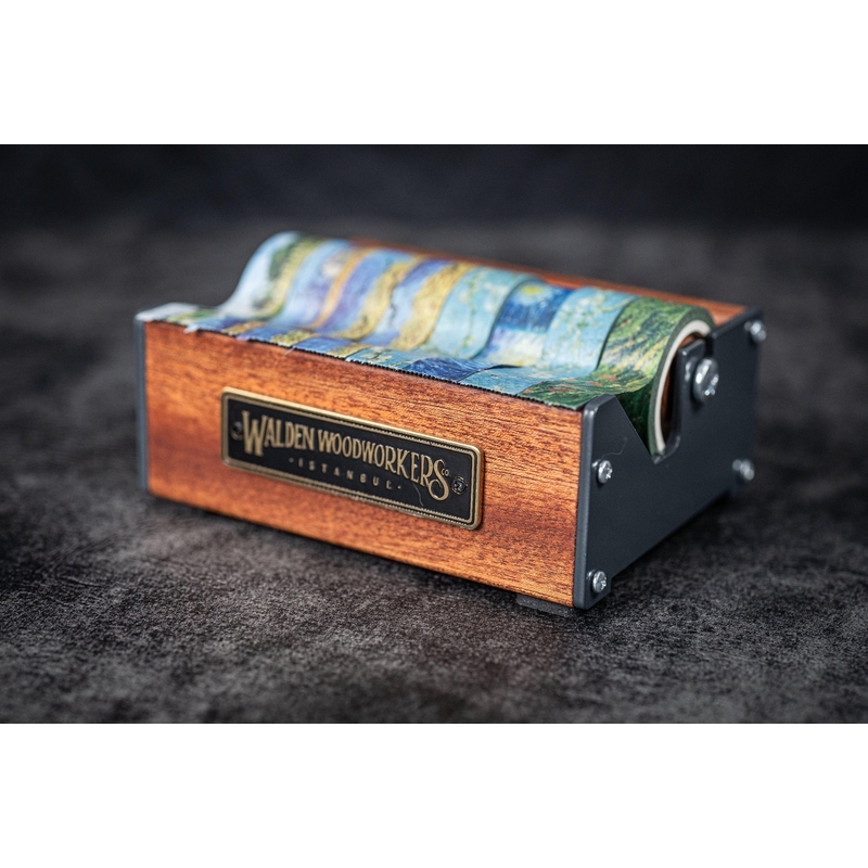 Galen Leather Galen Leather Multi Washi Tape Dispenser Medium Mahogany