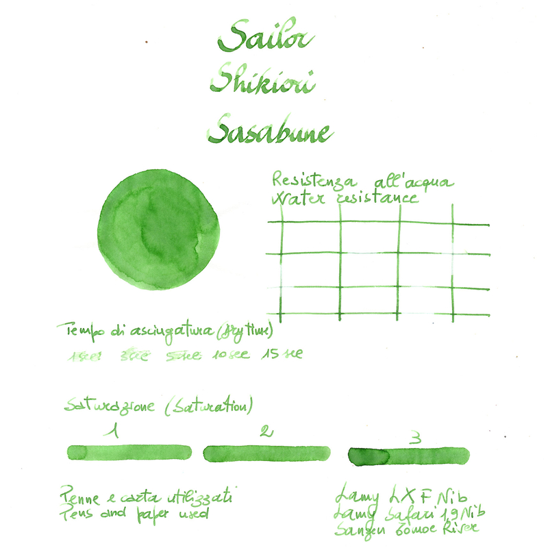 Sailor Sailor Shikiori Sasabune Inchiostro 20 ml