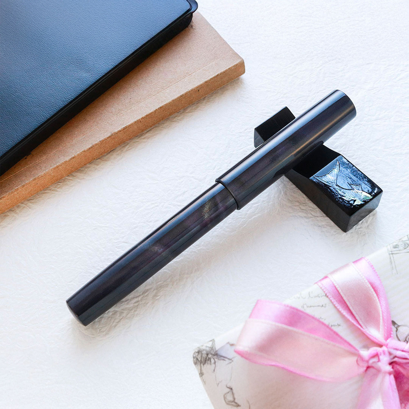 Wancher Wancher Mine Fountain Pen Marble Purple Gray