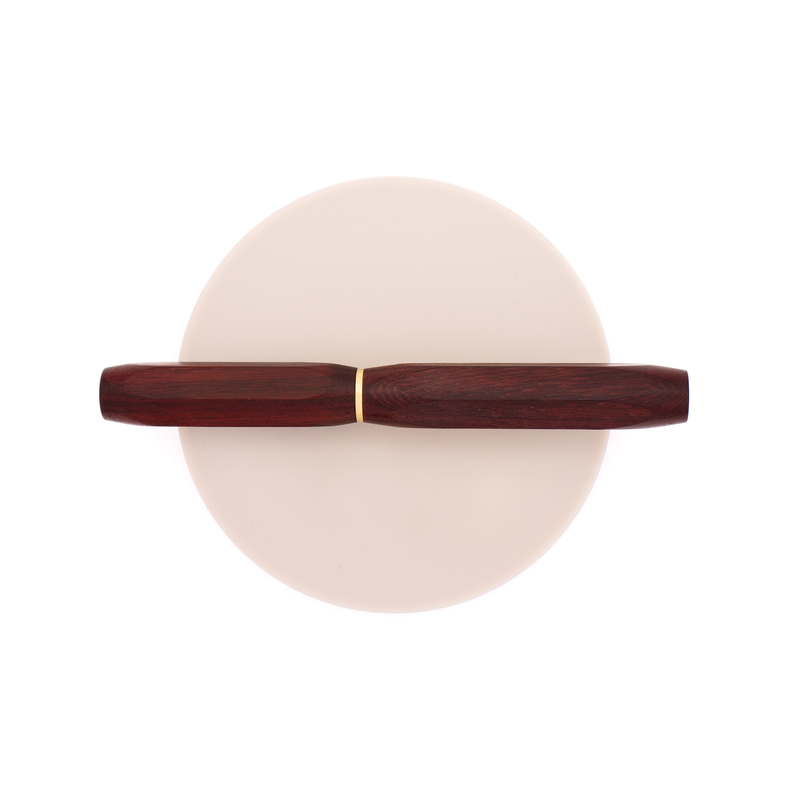 Wancher Wancher Sekai Densho 6 Facets Fountain Pen Sandalwood