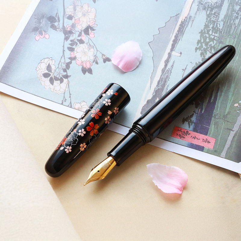 Wancher Wancher Dream Pen Echizen Urushi Penna Stilografica Omoide Sakura