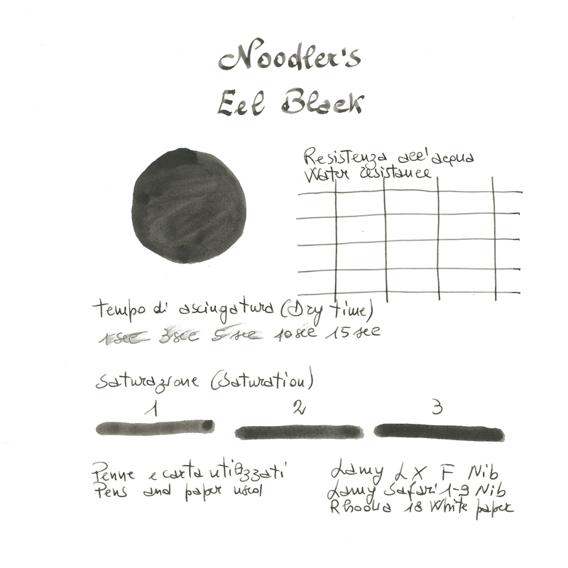 Noodler's Eel Black Ink Bottle 3 oz