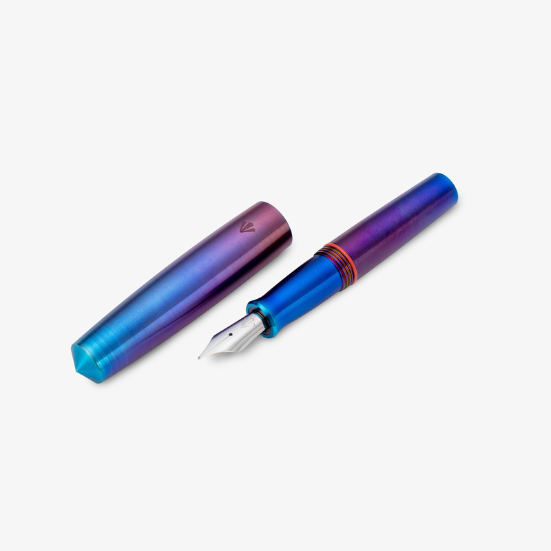 Gravitas Gravitas Pocket Fountain Pen Raw Grade 5 Titanium TiSiNx