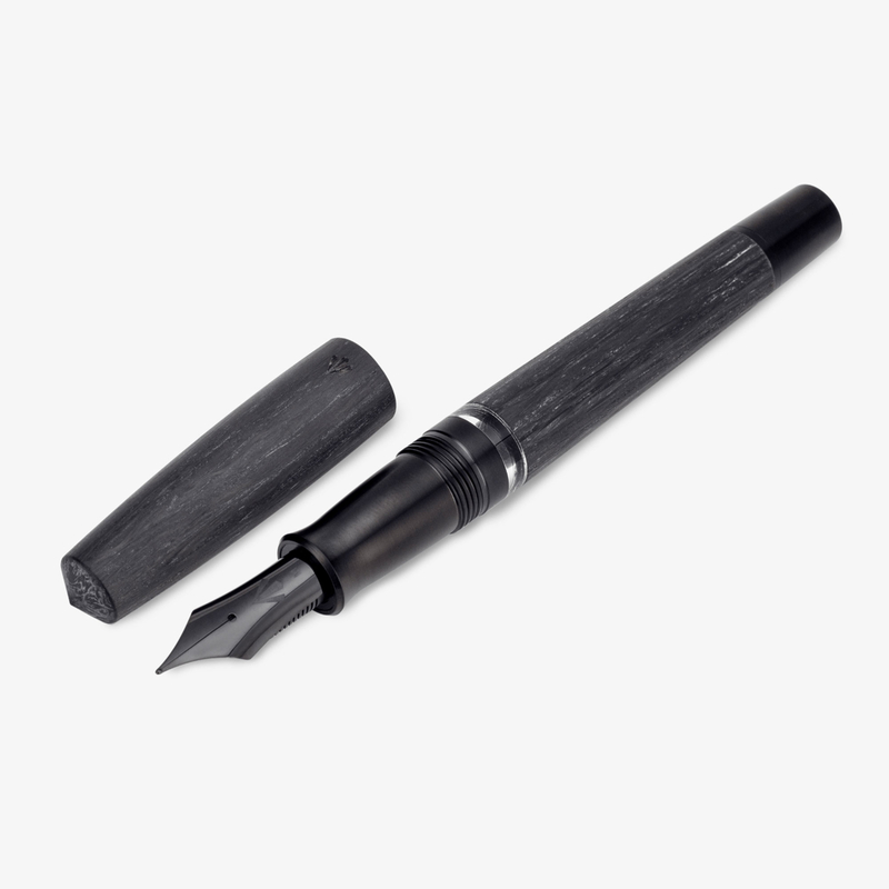 Gravitas Gravitas Piston Penna Stilografica Carbon Black Edizione Limitata