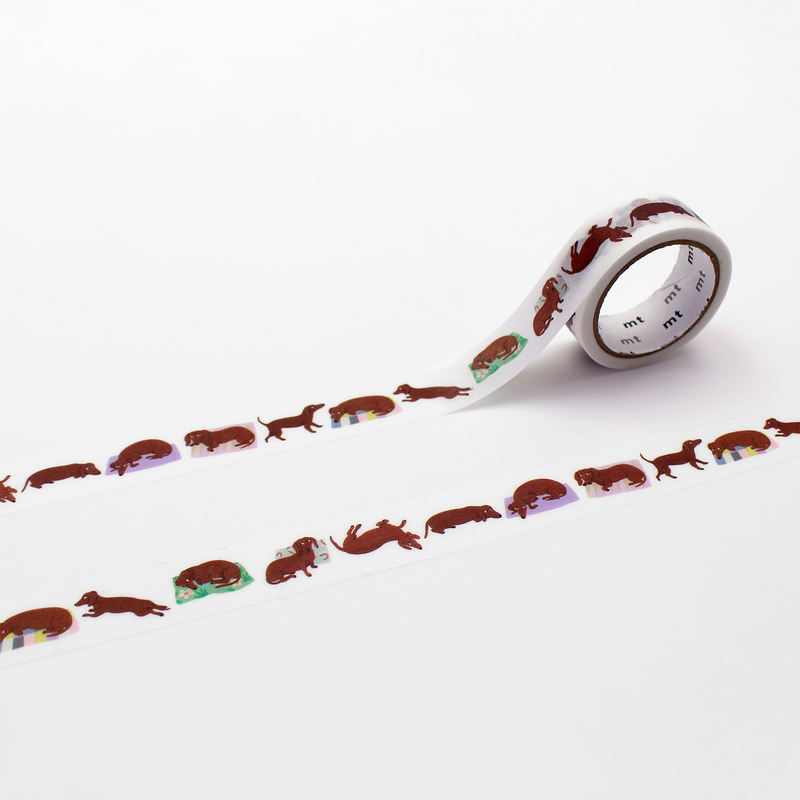 MT Masking Tape MT x Léa Maupetit Washi Tape Bassotto