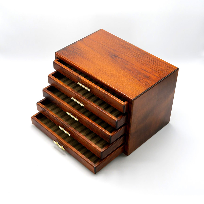 Toyooka Craft Toyooka Craft Portapenne in Legno 60 Posti Alder Brown