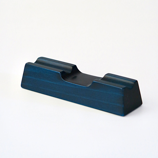 Toyooka Craft Pen Rest for 1 Pen Hinoki Blue