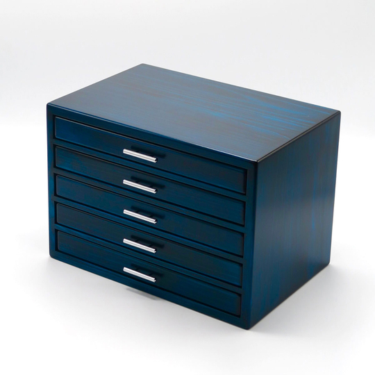Toyooka Craft Portapenne in Legno 60 Posti Hinoki Blue