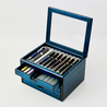 Toyooka Craft Toyooka Craft Fountain Pen Box for 40 Pens Hinoki Blue
