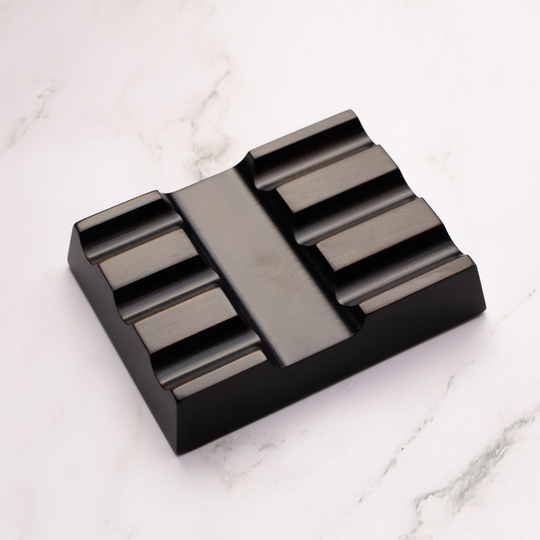 Toyooka Craft Pen Rest for 3 Pens Hinoki Black