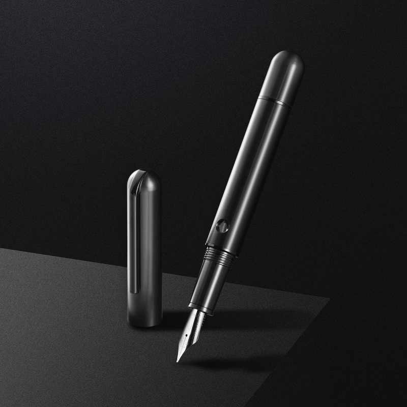 Nahvalur Nahvalur Nautilus Ti Fountain Pen Black
