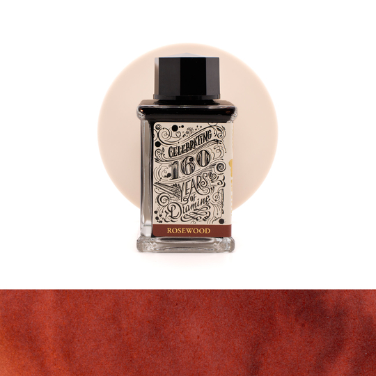 Diamine 160th Anniversary Rosewood Ink Bottle 75 ml