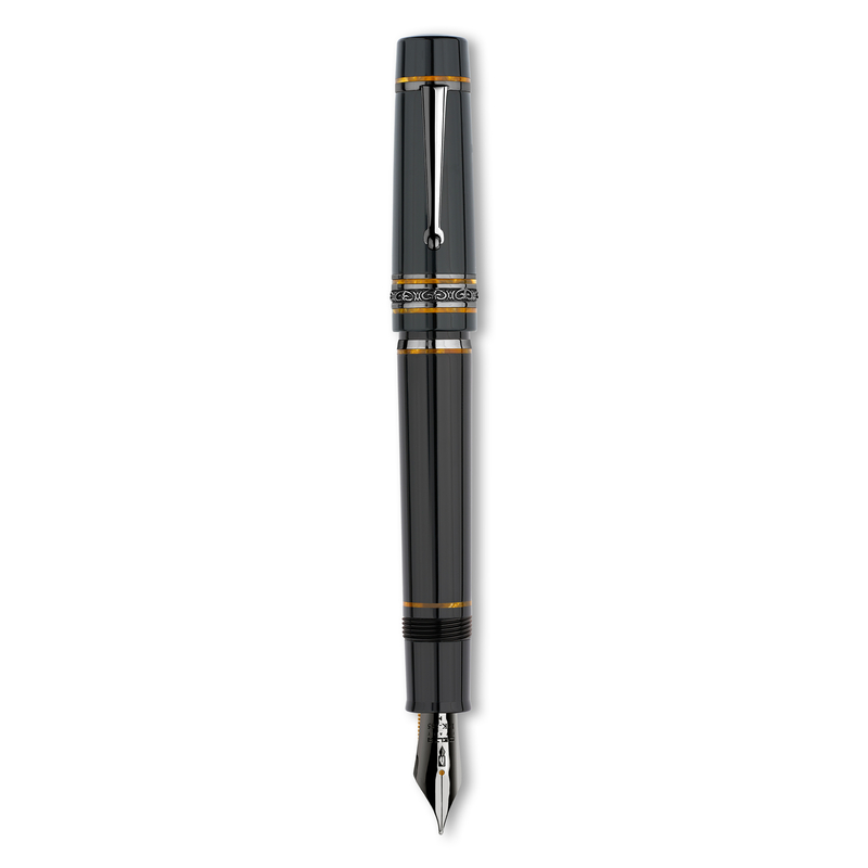 Delta Delta DV Oversize Fountain Pen Soiree & Ruthenium