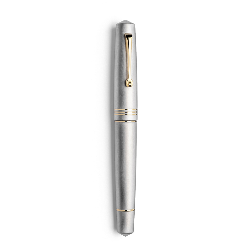 Leonardo Officina Italiana Leonardo Momento Zero Fountain Pen Alumina & Gold 14k Limited Edition