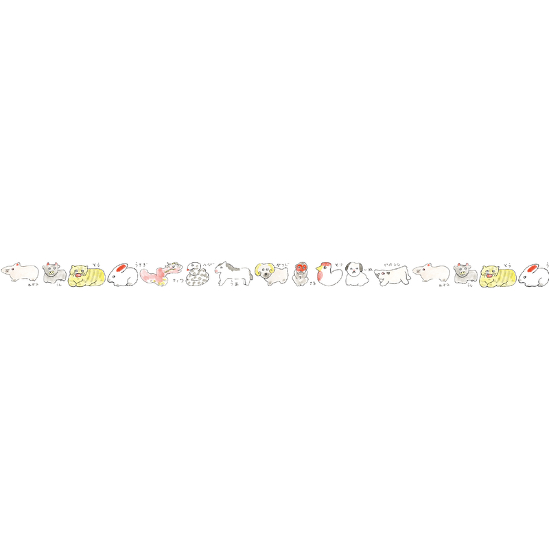 MT Masking Tape MT x Isabelle Boinot Washi Tape Animali