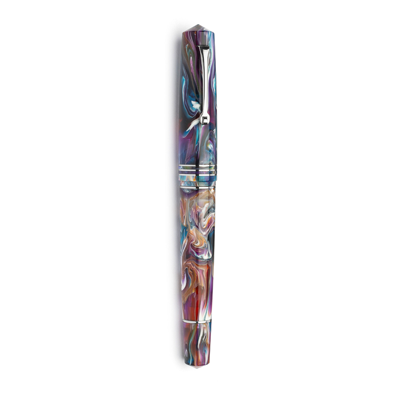 Leonardo Officina Italiana Leonardo Momento Zero Grande 2.0 Fountain Pen Primary Manipulation 1 Vesuvio No. 6 Nib