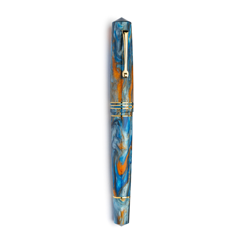 Leonardo Officina Italiana Leonardo Momento Zero Grande 2.0 Penna Stilografica Ocean Sunrise Pennino 8