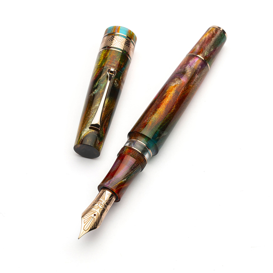 Leonardo Supernova Penna Stilografica Primary Manipulation 5 & Oro Rosa Pennino 8 Edizione Limitata