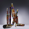 Leonardo Officina Italiana Leonardo Supernova Fountain Pen Primary Manipulation 5 & Rose Gold Nib No. 6 Limited Edition
