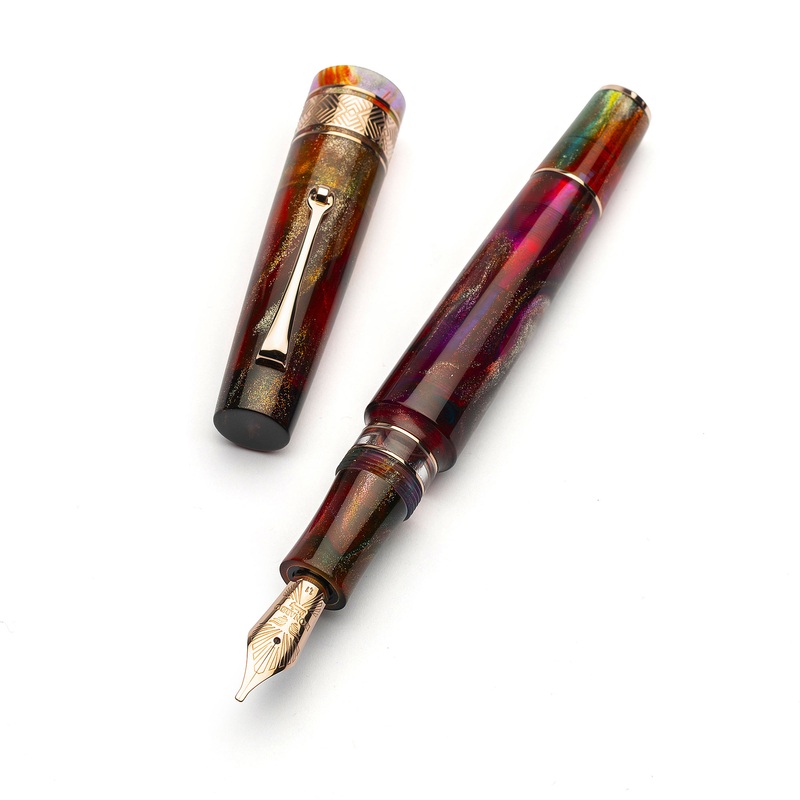 Leonardo Officina Italiana Leonardo Supernova Penna Stilografica Primary Manipulation 5 & Oro Rosa Pennino 6 Edizione Limitata