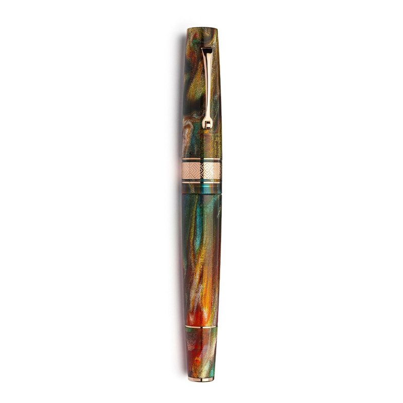 Leonardo Officina Italiana Leonardo Supernova Fountain Pen Primary Manipulation 5 & Rose Gold Limited Edition