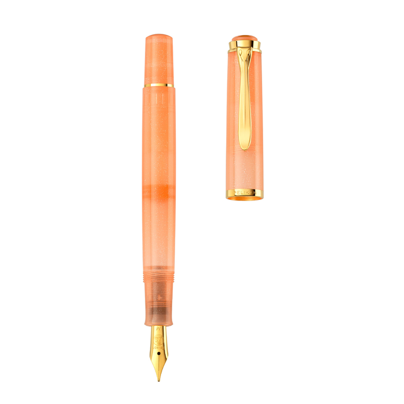 Pelikan Pelikan M200 Set Penna Stilografica e Inchiostro Apricot Achat Edizione Speciale 2025