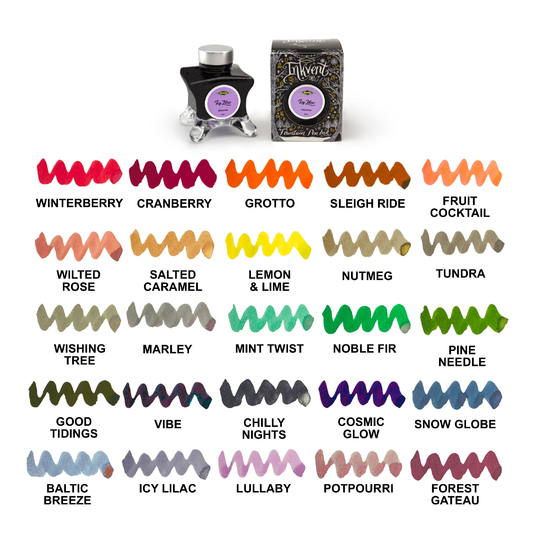 Diamine Inkvent Lullaby Ink Bottle 50 ml Black Edition