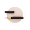 Wancher Wancher Sekai Densho 6 Facets Fountain Pen Ebony