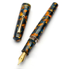 Leonardo Officina Italiana Leonardo Momento Zero Grande 2.0 Fountain Pen Crepuscolo Marino & Gold