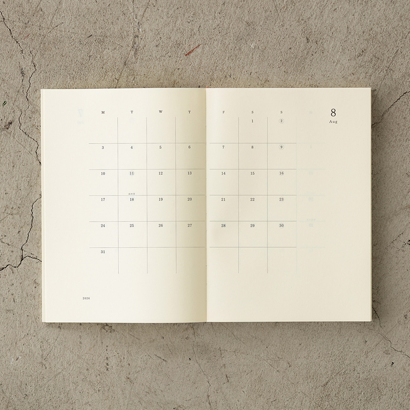 MD Paper MD Paper Notebook Agenda 2026 Settimanale A5 Thin