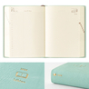 Midori Midori Hibino 2026 Agenda Giornaliera A6 Blue Green